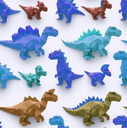 Jersey Digital Origami Dino's White