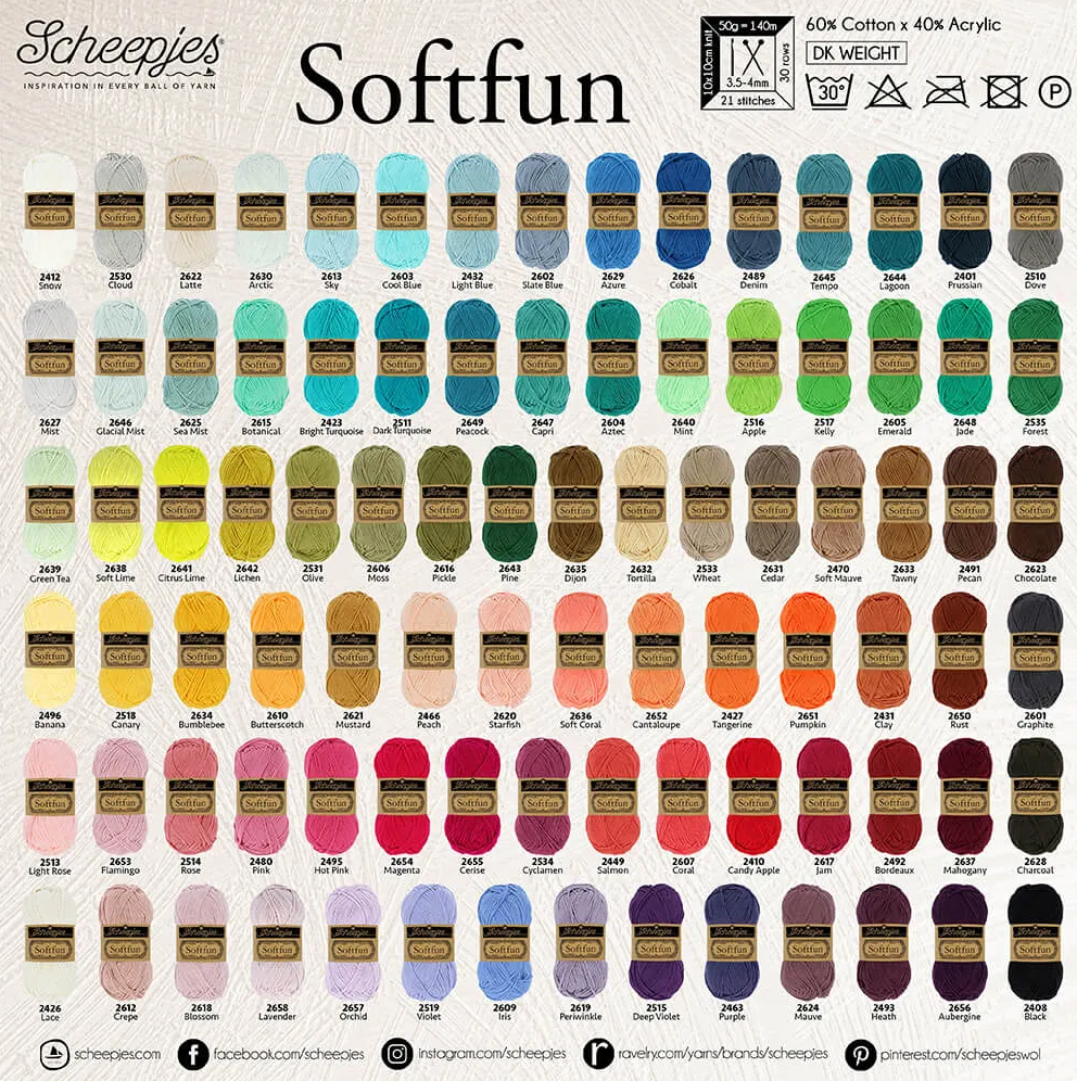 Scheepjes Softfun 50g - 2517 Kelly