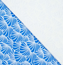 Canvas Beachy Shells Blue