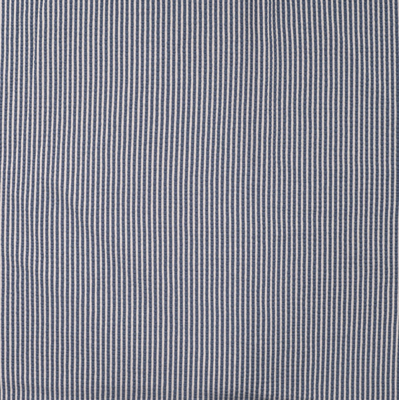 Jersey Seersucker Denim Blue