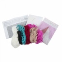 Borduurpakket Kussen 40cm x 40cm Shine Bright incl kussenrug met rits 
