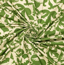 Poplin Pigeons Green / Light Beige