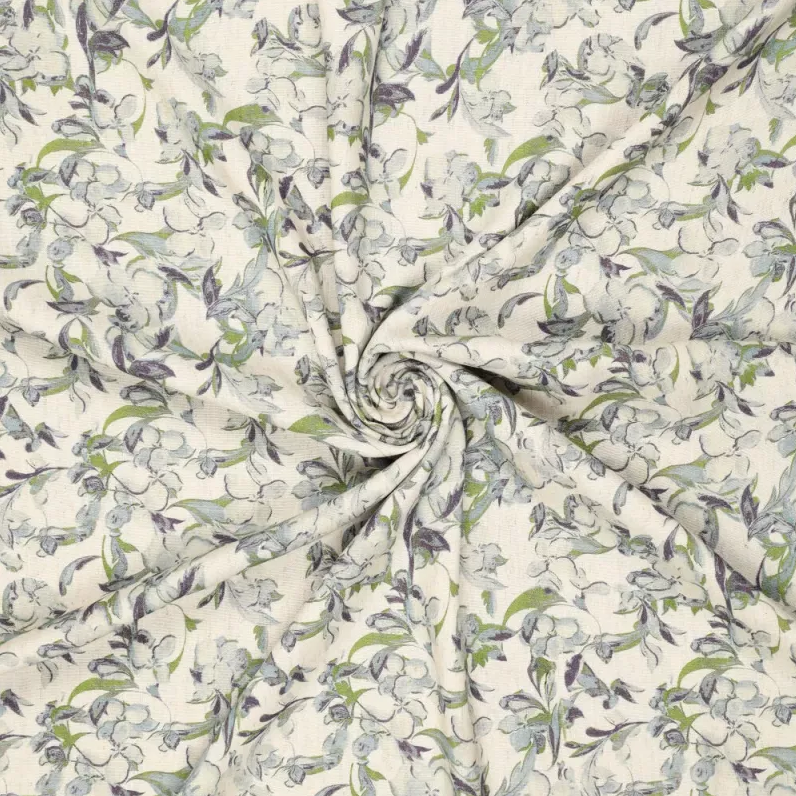 Visco/Lin Fiori Blauw/Groen