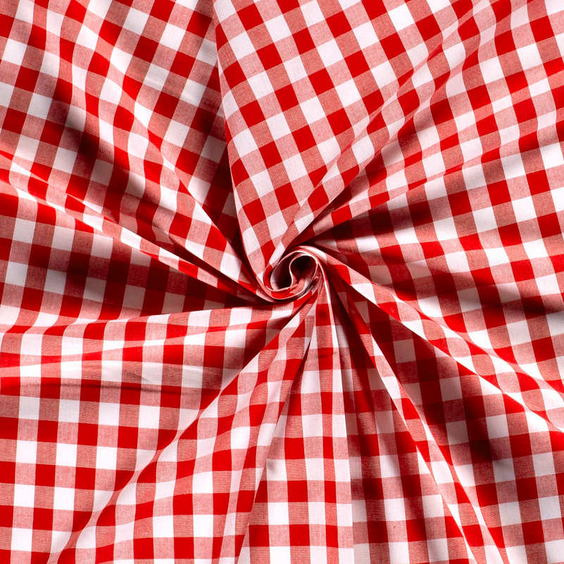 Vichy Ruit 17 mm. Rood