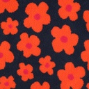 Teddy Flowers Navy/Orange