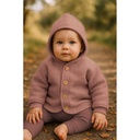 Merino Wool Fleece Bruinrood