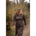 Rosella Stretch Animal Skin Brown