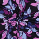 Jogging Digital Blue/Pink Flower on Navy