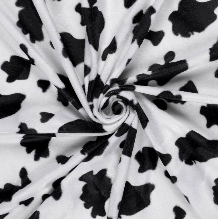 Velboa Cow Black/White