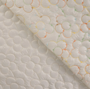 Matelassé Quilty Flower Ecru