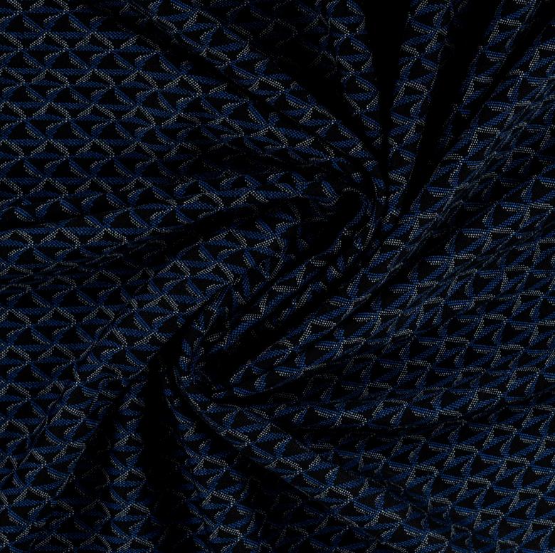 Jersey Jacquard Marilyn Retro Navy