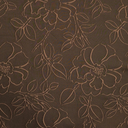 Viscose/Polye. Jacquard Flower Black/Bronze