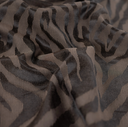 Viscose/Polye. Jacquard Zebra Dark Bronze 