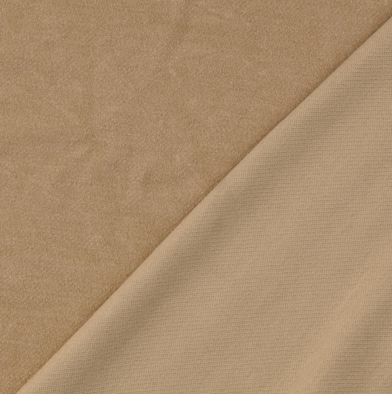 Velvet Jersey Twill Beige