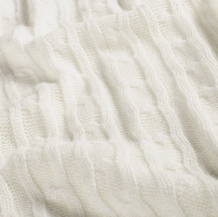 Jersey Cable Off White