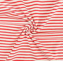 Jersey Katoen Yd Stripe Red