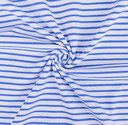 Jersey Katoen Yd Stripe Cobalt