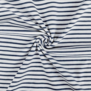 Jersey Katoen Yd Stripe Navy