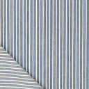 Unregular Denim Stripe Mid Blue