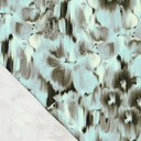 Jersey Viscose Faded Flowers Mint