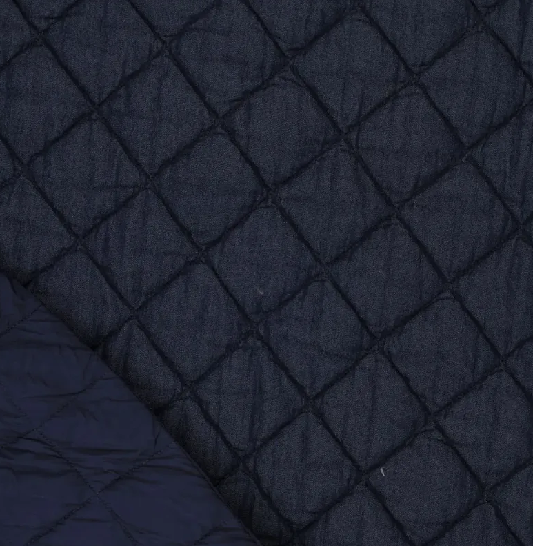Matelassé Jeans Dark Blue