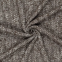 Mantelstof Recycled Woolblend Harvey Brown