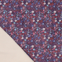 Stretch Corduroy Digiprint Flowers - Purple