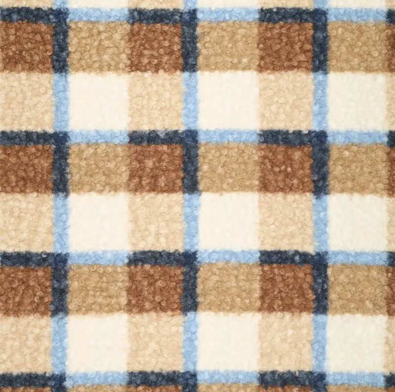 Bouclé Teddy Check