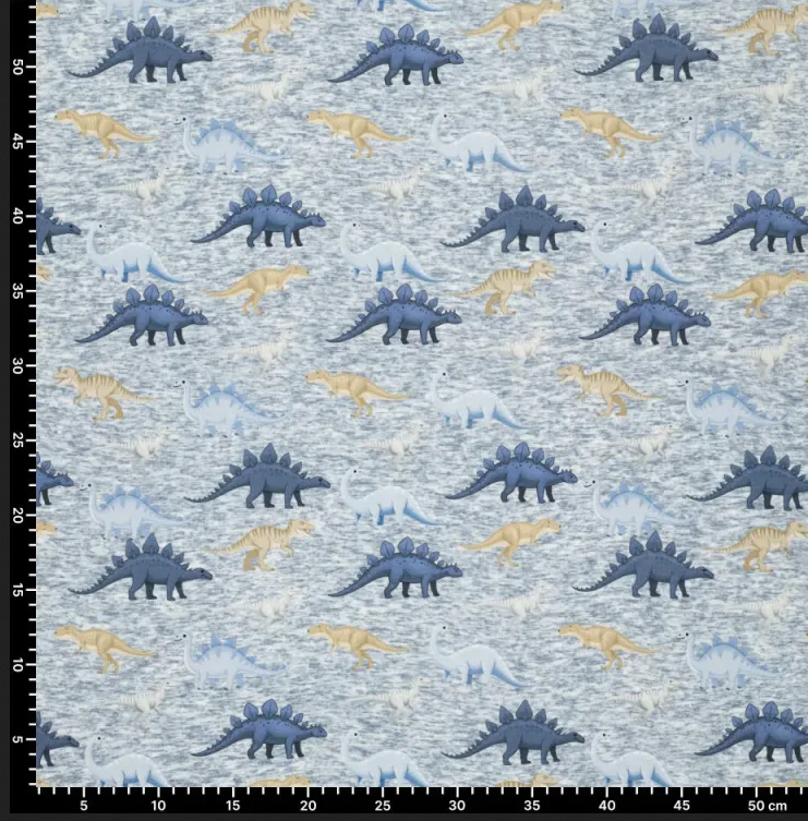 Alpenfleece digital Dino's Blue
