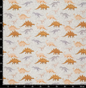 Alpenfleece digital Dino's Light Grey