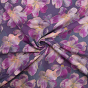 French Terry digital Flower Print Purple