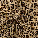 Jersey Katoen Digital Animal Skin Beige