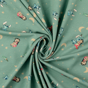 Jersey Digital Print Lolo & Stitch Soft Green