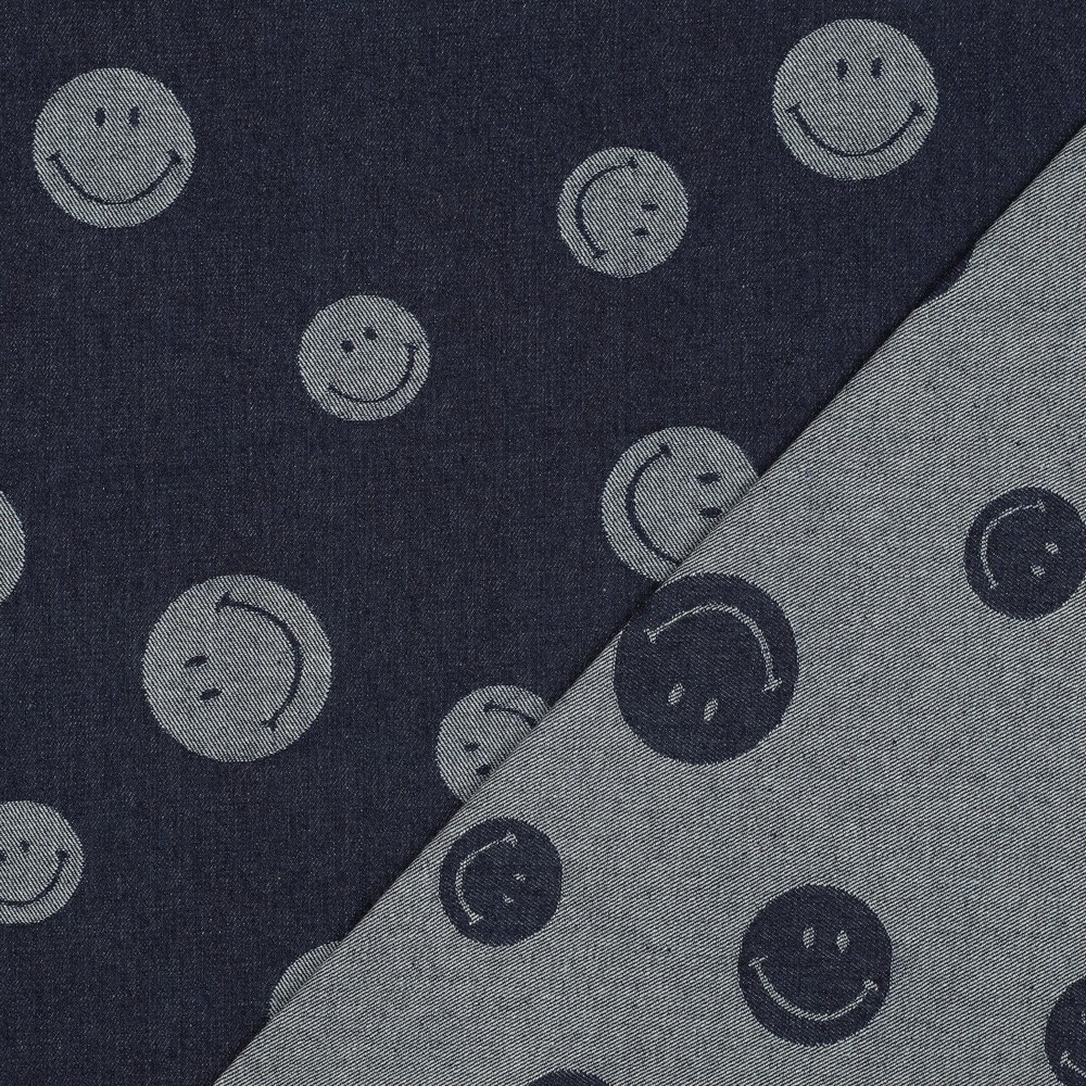 Denim Jacquard Smileys