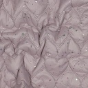 Matelassé Foil Hearts Dark Powder