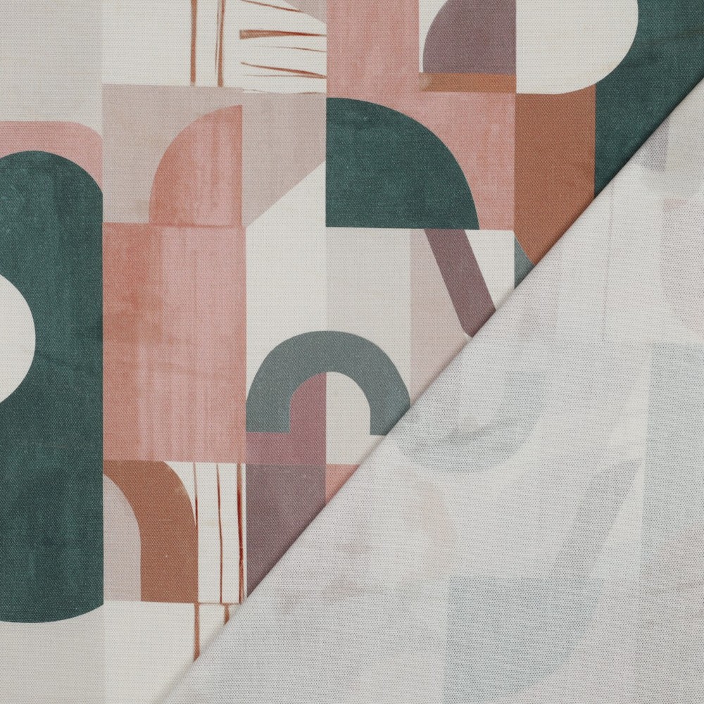 Canvas Digital Geometric Green