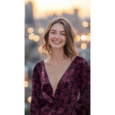 Rosella Stretch Digital Fuchsia Flowers on Black