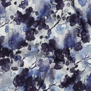 Rosella Stretch Digital Denimcolored Flowers