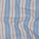 Double Gauze Yarn Dyed Stripes Blue