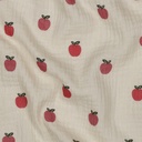 Double Gauze Apples - Natural