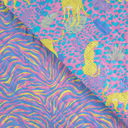 Enjoy Quilted Cotton Animal Pink/Yellow