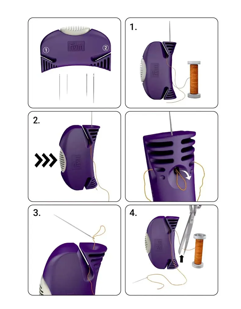 Prym Draaddoorsteker Ergonomics