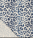 Viscose Linnen Digi Tropic Twilight Blue