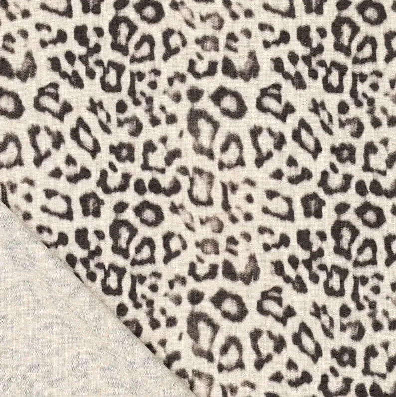 Viscose Linnen Digi Tropic Twilight Grey