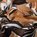 Viscose Nylon Leaves Brown