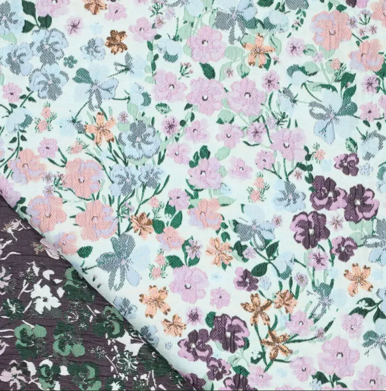 Jacquard Lillya Blue