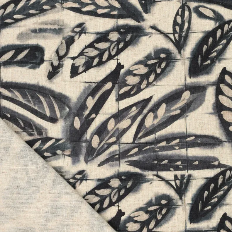 Viscose Linnen Digi Bali Trees Grey