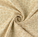 Lurex Jacquard Leopard Beige