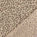 Lurex Jacquard Leopard Brown