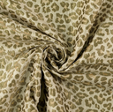 Lurex Jacquard Leopard Olive